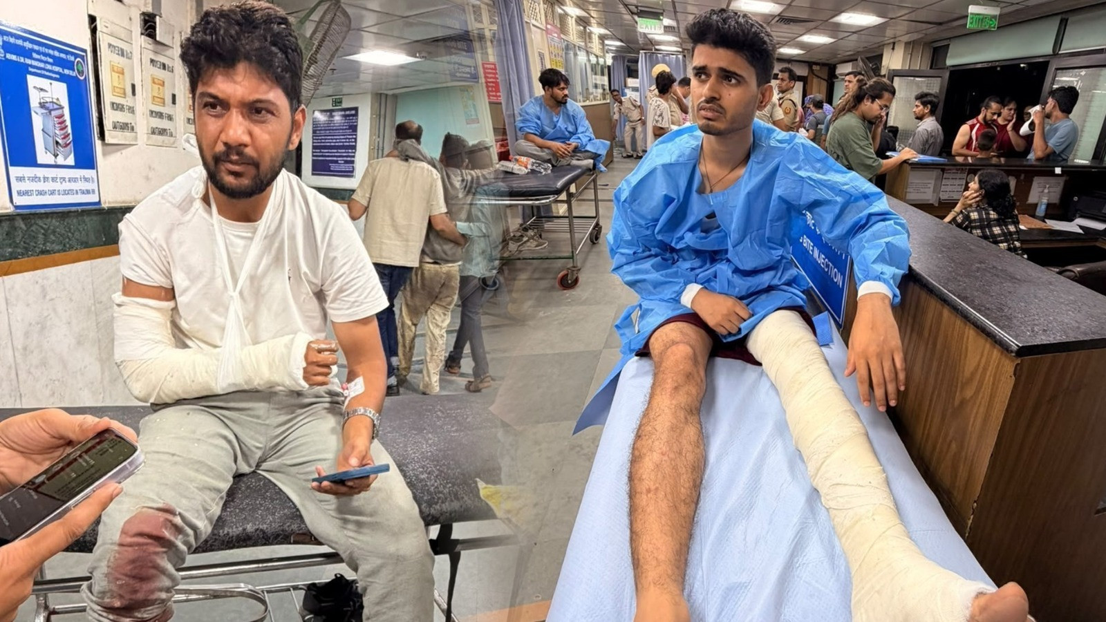 पुलिसिया दमन में घायल 100 से ज्यादा प्रदर्शनकारी छात्र इमरजेंसी में भर्ती, एक गंभीर