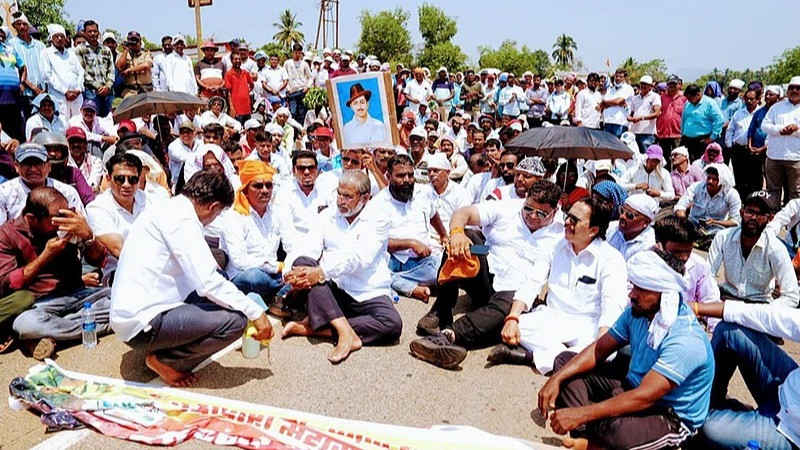 सीएम मोहन यादव के आवास का घेराव करने भोपाल पहुंचे 2000 से ज्यादा किसान