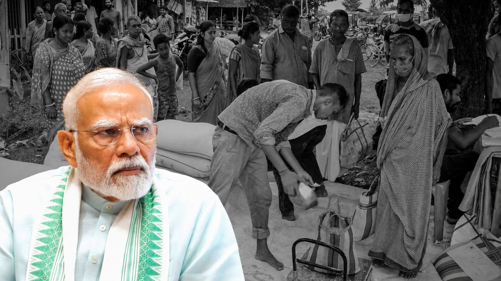 Why does PM Modi work 18 hours but 70% still need free ration