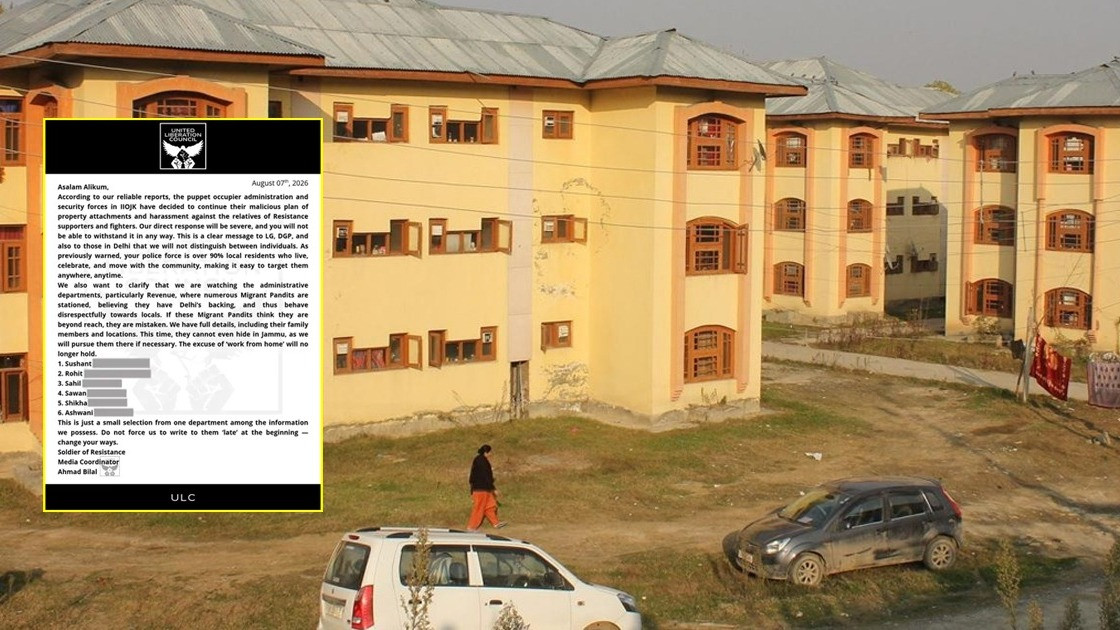 37 साल बाद फिर कश्मीरी पंडित खौफ में, पिछले 17 दिनों में मिले 2 धमकी भरे खत