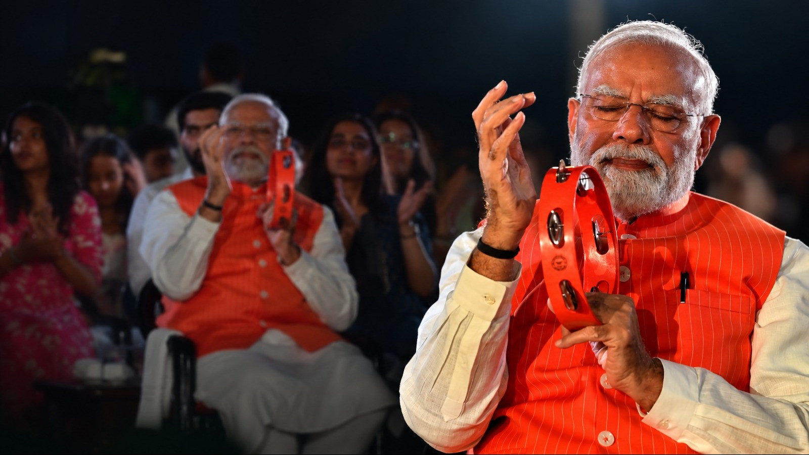 Congress questions PM Modi's participation in Bhajan Clubbing