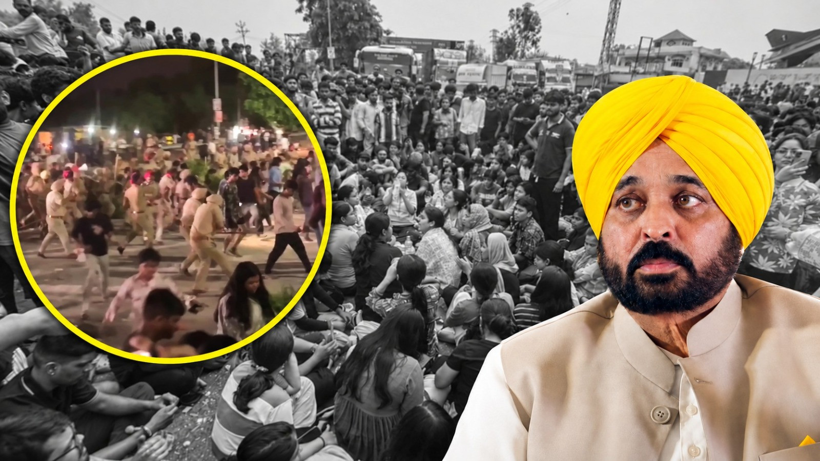 LPU में दुष्कर्म की खबर के बाद बवाल,छात्रों पर हुए लाठीचार्ज से आप सरकार पर उठे सवाल