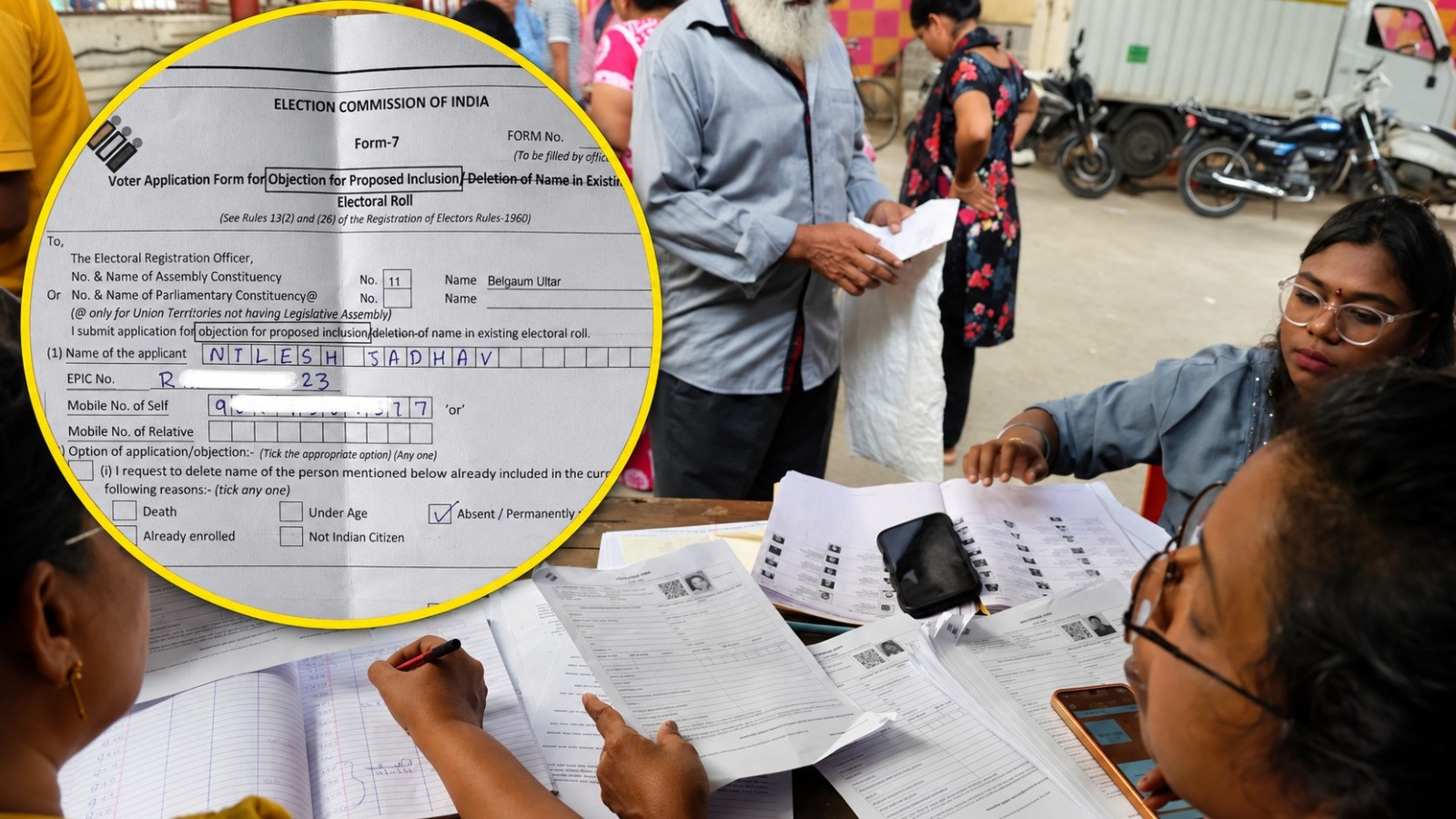 कर्नाटक में BLO का आरोप,  मुस्लिम वोटरों के नाम हटाने लिए दबाव बनाया गया