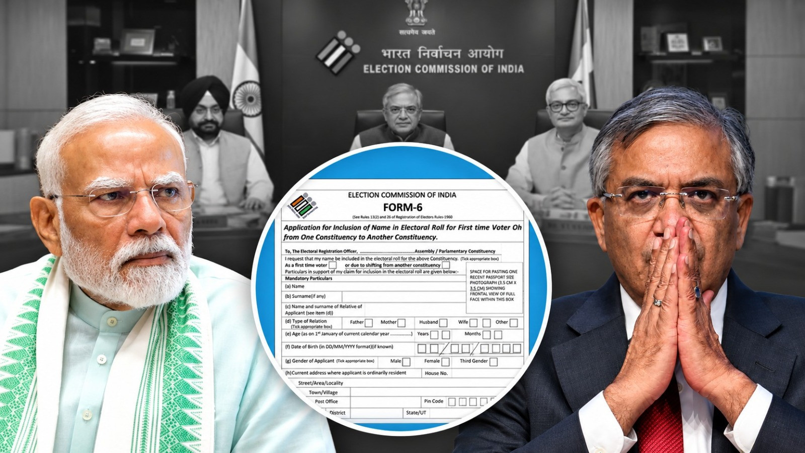 किसके कहने पर SIR में फॉर्म -6 बदला गया?
