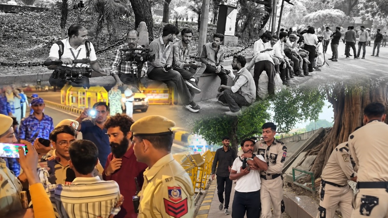 Several journalists detained while covering protests, allegations against Delhi Police