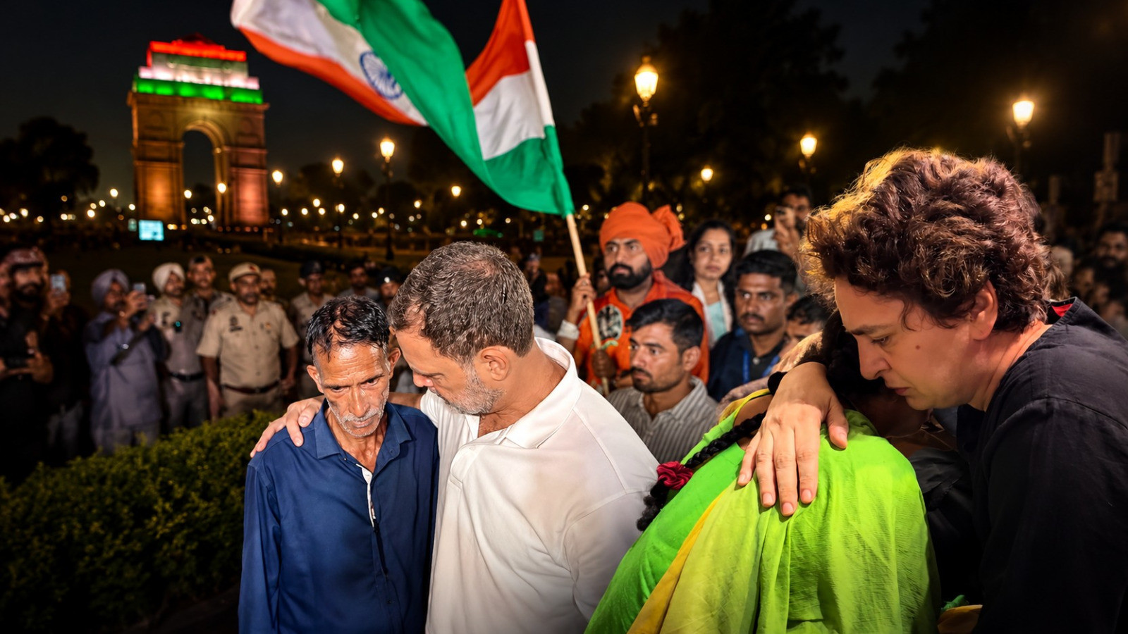 अंकिता भंडारी को मिले इंसाफ: राहुल-प्रियंका ने थामा माता-पिता का हाथ